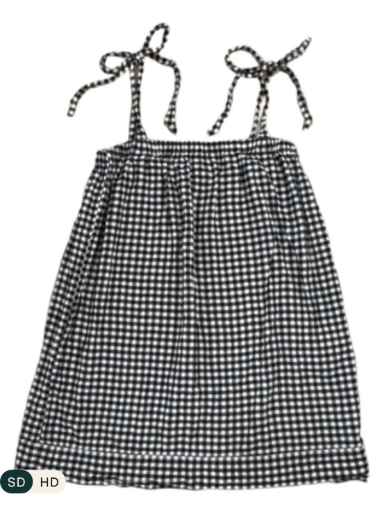 J. Crew Tops - J. Crew Black and White Checked Top with Shoulder Ties - Size XXS